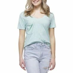 Coupon ⭐ Shirts 👩 Women's Z Supply Pocket Tee 😀