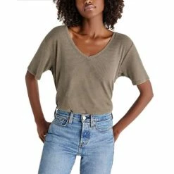 Discount 🎉 Shirts 👩 Women's Z Supply Lila Rib V-Neck T-Shirt 🔔