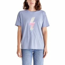 Discount 👍 Shirts 👩 Women's Z Supply Boyfriend Bolt T-Shirt ❤️