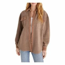 Deals 🔔 Casual & Travel Jackets 👩 Women's Z Supply Austen Washed 👚 Shirt Jacket ✨