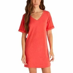 Best reviews of 💯 Dresses & Jumpsuits 👩 Women's Z Supply Cuff Sleeve T-Shirt 👗 Dress 🔔
