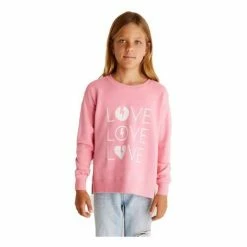 Best Pirce 😉 Hoodies & Sweatshirts 👧 Girls' Z Supply Modern Weekender Love Crewneck Sweatshirt 👏